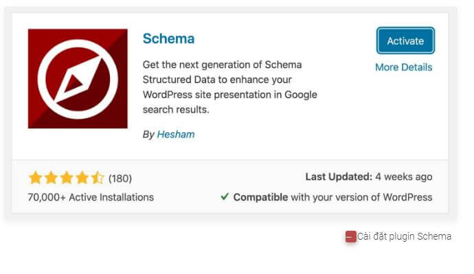 Hướng dẫn cài đặt Schema cho WordPress
