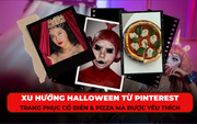 Xu hướng Halloween 2024: Người trẻ thích trang phục & không gian cổ điển, mê mẩn món “pizza ma”