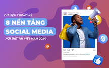 Dữ liệu thống kê 8 nền tảng social media nổi bật tại Việt Nam và dự đoán về xu hướng quảng cáo trên mạng xã hội 2024