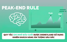 Peak-end Rule - Quy tắc ghi nhớ được Disneyland sử dụng khiến khách hàng ấn tượng sâu sắc