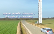 Billboard “chơi khăm” của McDonald’s và "màn đáp trả" của Burger King