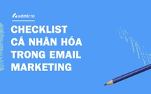 [Infographic] Checklist cơ bản về cá nhân hóa email marketing