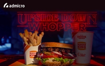 Chào mừng Stranger Things mùa 3, Burger King hân hoan sáng tạo chiếc Whopper lộn ngược