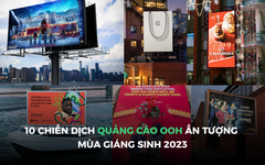 Top 10 chiến dịch quảng cáo OOH cực kì ấn tượng trong mùa Giáng sinh 2023