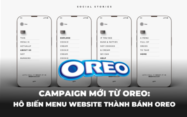 Campaign độc đáo mới từ Oreo: Hô biến “menu ba thanh” quen thuộc thành bánh Oreo