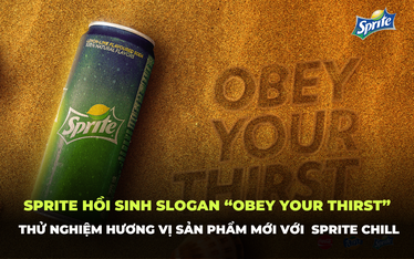 Hồi sinh slogan “Obey Your Thirst”, Sprite Chill trở thành bàn đạp cho Coca-Cola thử nghiệm hương vị sản phẩm mới