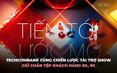 Chiến lược tài trợ show của Techcombank: Giữ chân khách hàng 8X, 9X bằng yếu tố hoài niệm & truyền thông tích hợp