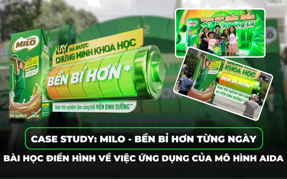 Bài học về cách sử dụng AIDA qua Campaign IMC mới của Milo “Bền bỉ hơn từng ngày”