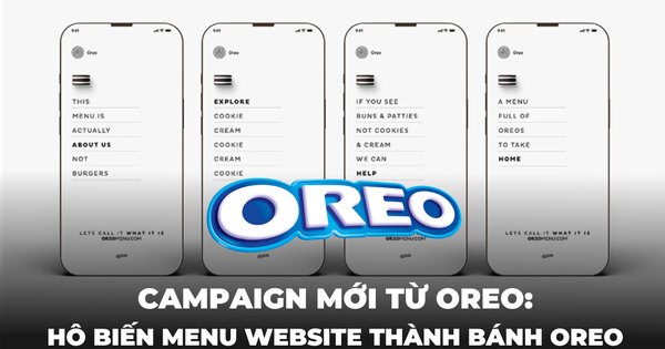 Campaign độc đáo mới từ Oreo: Hô biến “menu ba thanh” quen thuộc thành ...