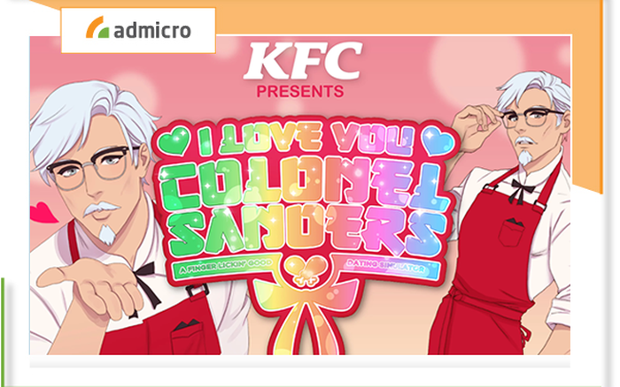 Dating game featuring anime Colonel Sanders not so fresh | Boing Boing
