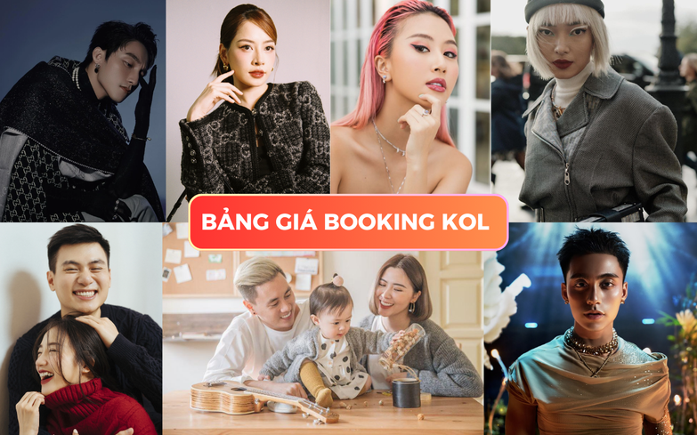 Giá booking KOL TikTok Việt Nam mới nhất 2025 theo từng lĩnh vực