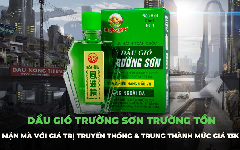 Trước TVC siêu anh hùng, Dầu gió Trường Sơn "sống khoẻ" với mức giá 13K và bắt kịp xu hướng trên sàn TMĐT